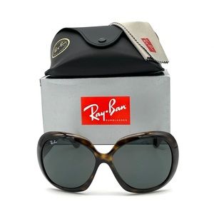 Ray Ban JACKIE OHH II RB4098 710/71  Light Havana / Dark Green 60mm Sunglasses